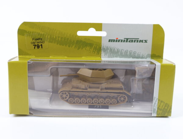 Herpa minitanks H0 791 Militärfahrzeug Flakpanzer Flakpz Ostwind 1:87