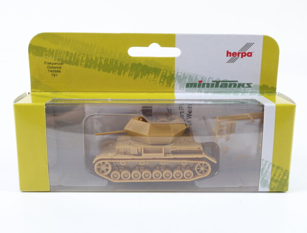 Herpa minitanks H0 740999 791 Militärfahrzeug Flakpanzer Flakpz Ostwind 1:87
