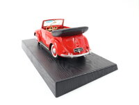 Maisto Modellauto PKW Volkswagen Cabriolet (1951) rot 1:18
