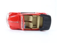 Maisto Modellauto PKW Volkswagen Cabriolet (1951) rot 1:18