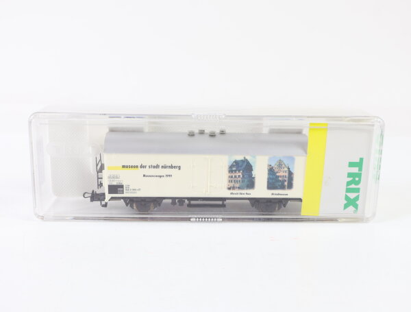 Trix H0 23945 Güterwagen Museumswagen 1999 "Museen der Stadt Nürnberg" DB / NEM