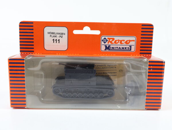 Roco minitanks H0 111 Militärfahrzeug Panzer Flak-PZ grau 1:87