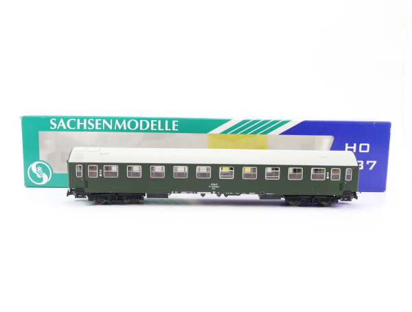 Sachsenmodelle H0 74564 Personenwagen Abteilwagen 2. Klasse 80 002-1 PKP / NEM