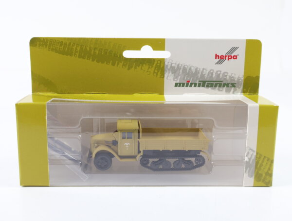Herpa minitanks H0 745086 Militärfahrzeug LKW Halbkettenfahrzeug Ford beige 1:87