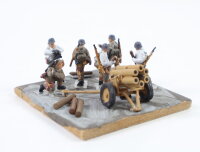 Figuren-Diorama Militär 6 Figuren + Nebelgranaten...