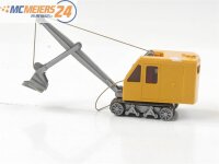 Wiking H0 1123/2A Modellauto Löffel-Bagger (mit Raupen) chromgelb 1:87 E73