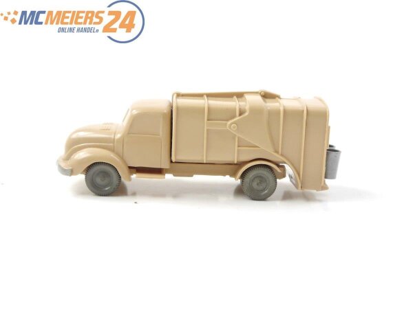Wiking H0 219/1A Modellauto Müllwagen Magirus unverglast beige 1:87 E73