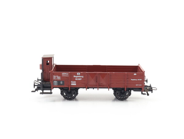 Fleischmann H0 5812 K offener Güterwagen mit Bremserhaus 66 887 K.P.E.V. /NEM AC