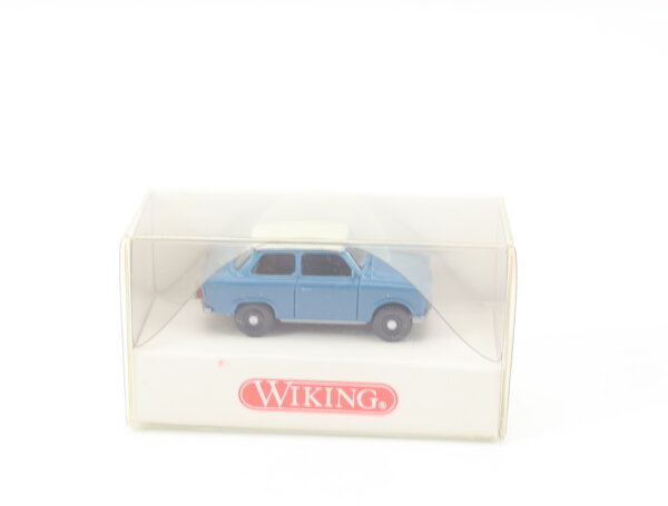 Wiking H0 129 03 20 Modellauto PKW Trabant 601 S blau 1:87