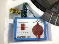 Märklin H0 7286 elektrische Drehscheibe für K-Gleis mit Steuerung u. 12 Abgängen
