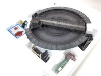 Märklin H0 7286 elektrische Drehscheibe für K-Gleis mit Steuerung u. 12 Abgängen