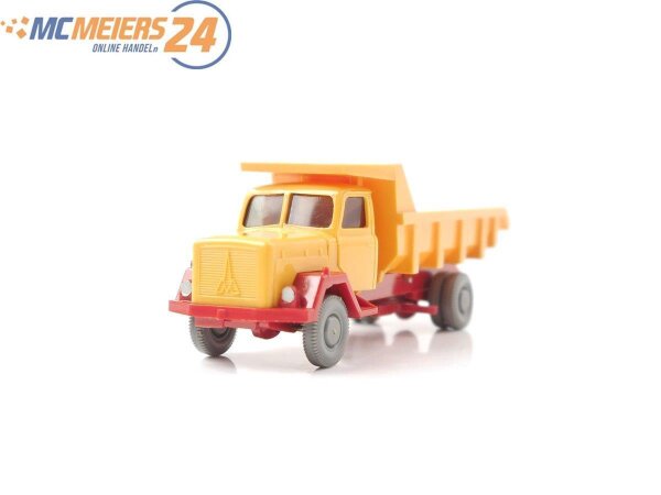 Wiking H0 1110/2A Modellauto Muldenkipper Saturn (2-achsig) chromgelb 1:87 E73