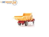 Wiking H0 1110/2A Modellauto Muldenkipper Saturn (2-achsig) chromgelb 1:87 E73