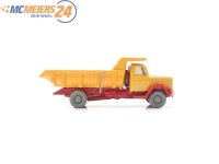 Wiking H0 1110/2A Modellauto Muldenkipper Saturn (2-achsig) chromgelb 1:87 E73