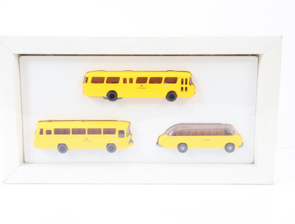 Wiking H0 Modellauto Set Postreklame Post-Museums-Shop 1993 1:87