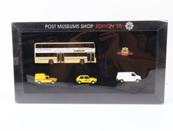 Wiking H0 66-07 Modellauto Set Post Museums Shop Edition 95 1:87