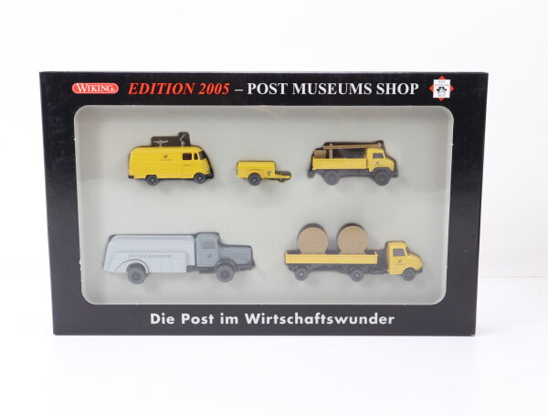 Wiking H0 80-10 Modellauto Set Post Museum Shop Post Im Wirtschaftswunder 1:87