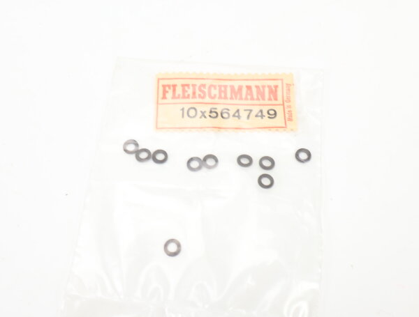 E1641 Fleischmann H0 564749 Ersatzteil 10x Scheibe f. Zahnrad 2,2
