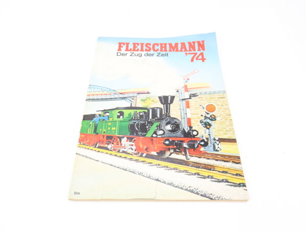 Fleischmann Heft Katalog Prospekt "Der Zug der Zeit 1974"