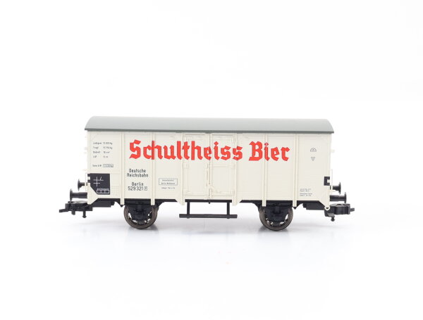 Fleischmann H0 86 5349 K Güterwagen Bierwagen "Schultheiss Bier" 529 321 DR DC