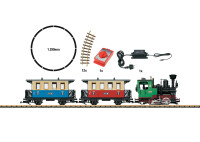 LGB Spur G 70307 Starter-Set Personenzug Dampflok "Stainz" mit Personenwagen