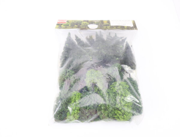 Busch H0 6489 Bepflanzung Landschaftsbau 30-tlg. Bäume Tannen "Mischwald" OVP