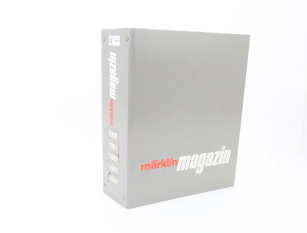 Märklin Zeitschrift 20x "Märklin Magazin" Jahrgänge 1980 bis 1984 im Klemmordner