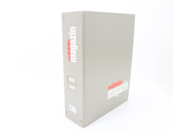 Märklin Zeitschrift 12x "Märklin Magazin" Jahrgänge 1998 bis 1999 im Klemmordner