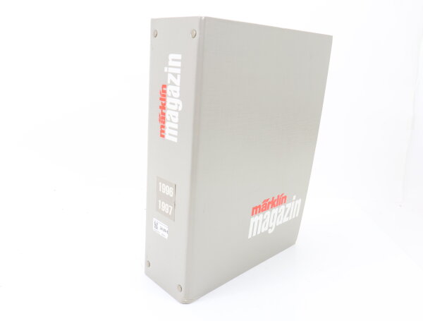 Märklin Zeitschrift 12x "Märklin Magazin" Jahrgänge 1996 bis 1997 im Klemmordner
