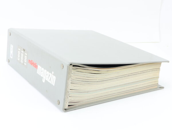 Märklin Zeitschrift 18x "Märklin Magazin" Jahrgänge 1991 bis 1993 im Klemmordner
