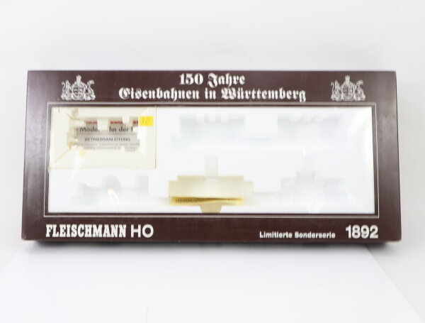 Fleischmann H0 1892 Leerkarton OVP für Set "Württembergischer Nebenbahnzug"
