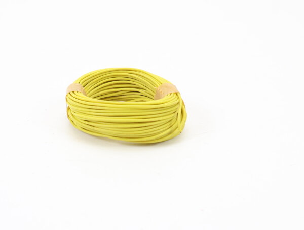 Steuerungszubehör Kabel Litze Schaltlitze Kupferlitze gelb / 10 m
