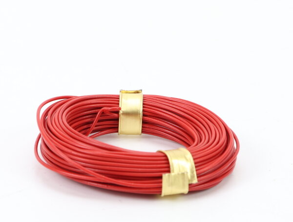 Steuerungszubehör Kabel Litze Schaltlitze Kupferlitze rot / 10 m
