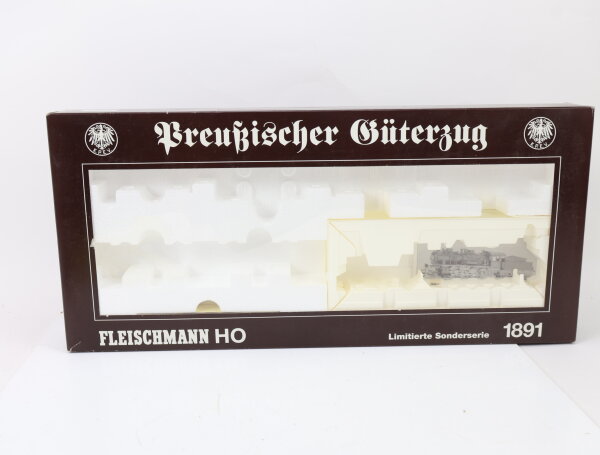 Fleischmann H0 1891 Leerkarton OVP für Set "Preußischer Güterzug" K.P.E.V.