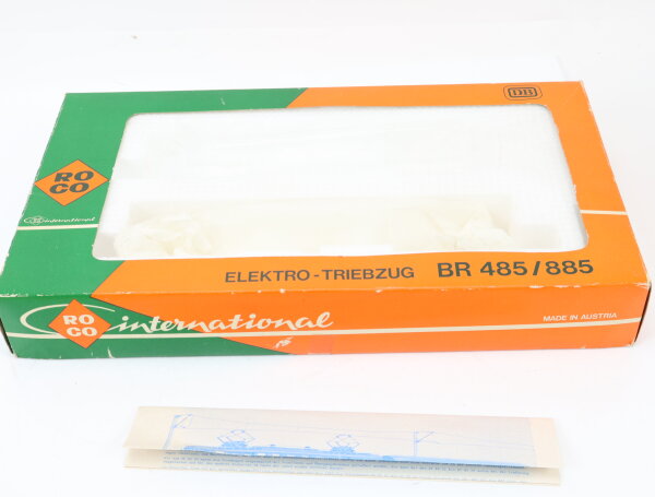 Roco H0 14148A  Leerkarton OVP für Elektro-Triebwagenzug  BR 485/885 DB
