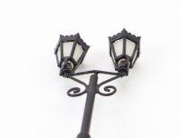 Viessmann H0 6073 Beleuchtung Lampe Laterne Parklaterne zweiflammig / schwarz