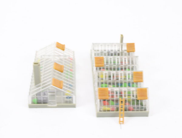 Faller N aus 2225 Gebäude 2-tlg. Gewerbebau Gärtnerei Gewächshäuser