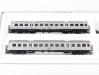 Trix H0 23147 Personenwagen-Set 2-tlg. Silberlinge 2. Klasse DB / NEM Licht OVP