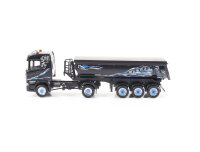 Herpa H0 LKW Scania Rundmulden-Sattelzug für Kübler "Wagner Transporte" 1:87