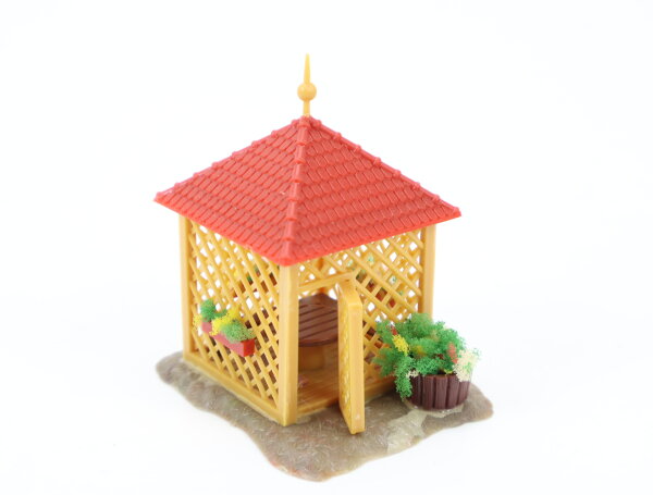 Faller H0 aus B-590 Gebäude Schrebergarten Gartenlaube gebaut