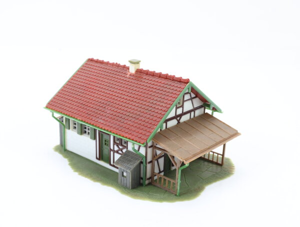 Faller H0 130277 Gebäude Wohnhaus Fachwerkhaus Dorfhaus gebaut