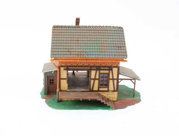 Faller H0 B-156 Gebäude Haus Güterschuppen Lagerhaus gebaut
