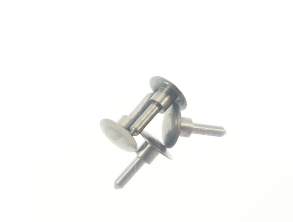 E1641 Fleischmann H0 754006 Ersatzteil 4x Puffer gewoelbt - schw.vern.