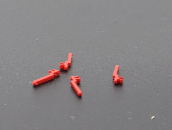 E1641 Fleischmann H0 194846 Ersatzteil 4x FANGEISEN F.4081