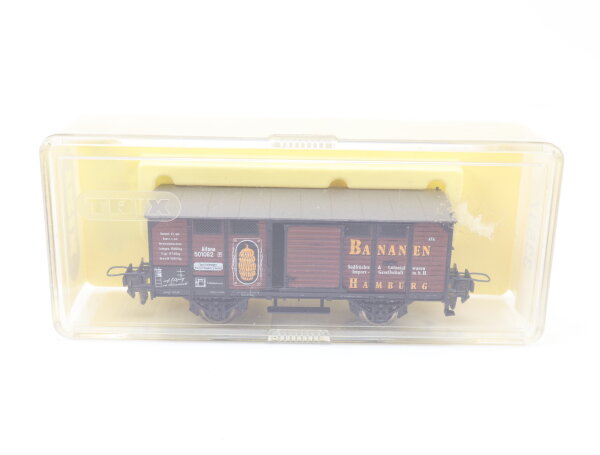 E2084 Trix Express H0 33537 Güterwagen Bananenwagen Hamburg 501062 / OVP