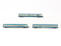 Fleischmann N 7434 7436 Dieseltriebwagen 3-tlg....