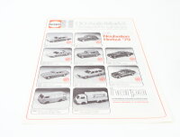 Herpa H0 Katalog  Gesamt-Programm mit Neuheiten 1979 Automarkt