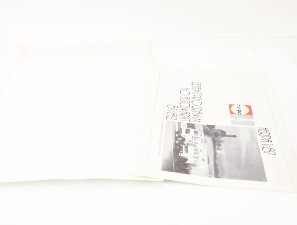 Herpa H0 Katalog  Gesamt-Programm 1981/82 Automarkt
