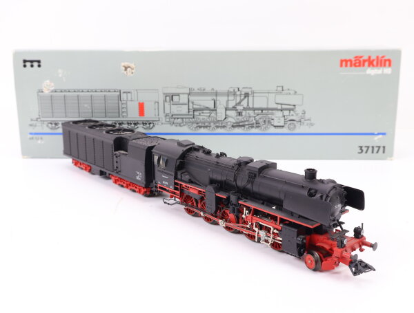 Märklin H0 37171 Dampflok mit Kondenstender BR 52 1911 DB / Digital Rauch NEM