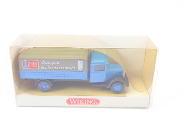 Wiking H0 842 02 24 Modellauto Pritschen LKW MB L 2500 Blau 1:87
